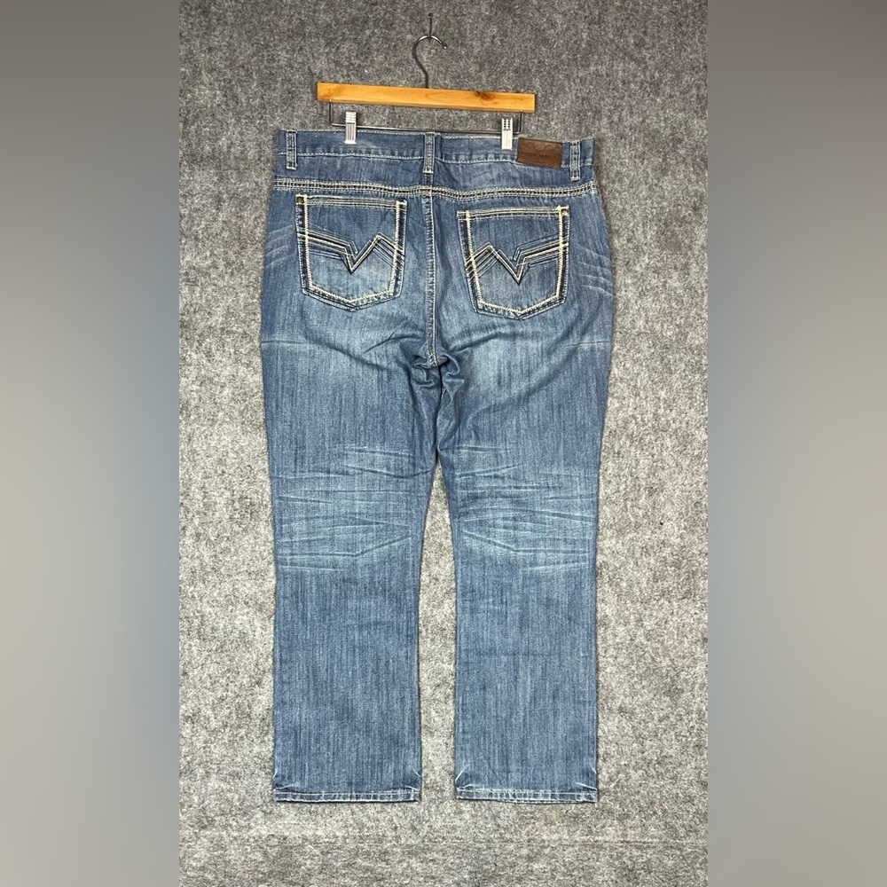 Cody James Jeans Mens 40x32 Blue Denim Straight Leg RN#114397